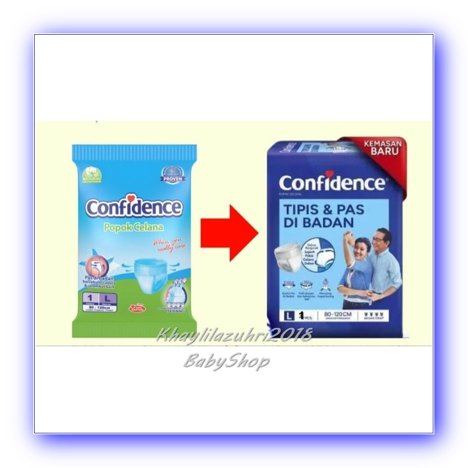 Confidence Pants L XL (Isi 4pcs) Popok dewasa celana