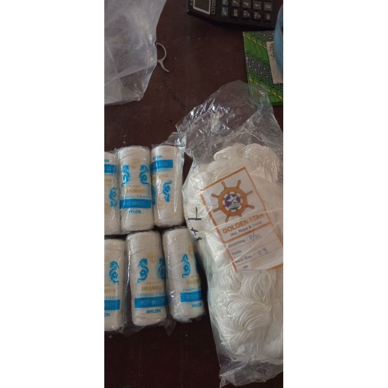 BENANG NYLON PUTIH / benang bangunan/ benang layangan nylon best quality