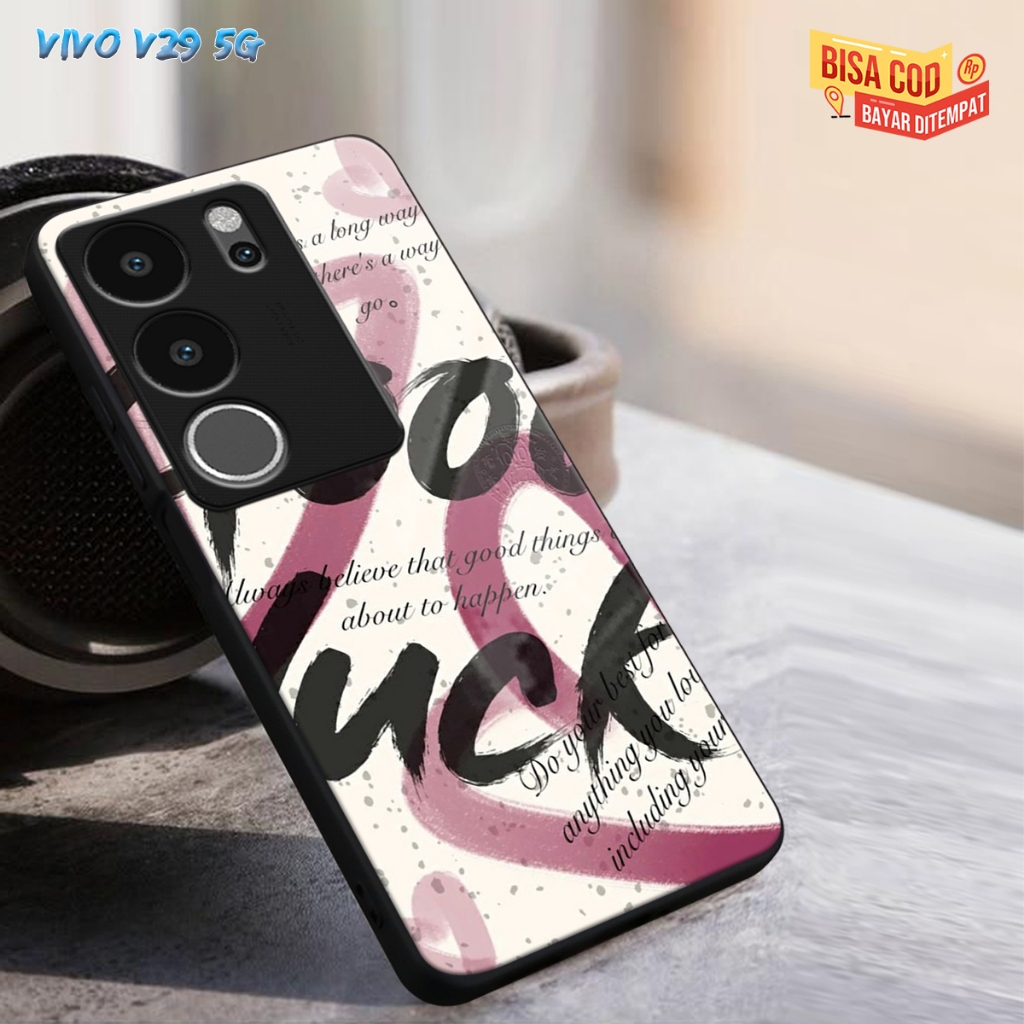 (CC269)CASING GLASS VIVO V29 5G CASING GLOSSY V29 5G CASE KACA VIVO V29 5G SOFTCASE VIVO V29 5G