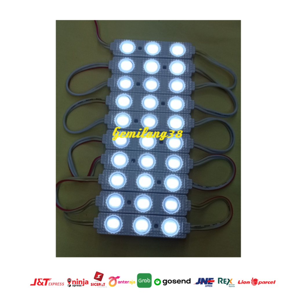 Lampu LED modul 3 Mata/Lampu LED module 3 mata /12V