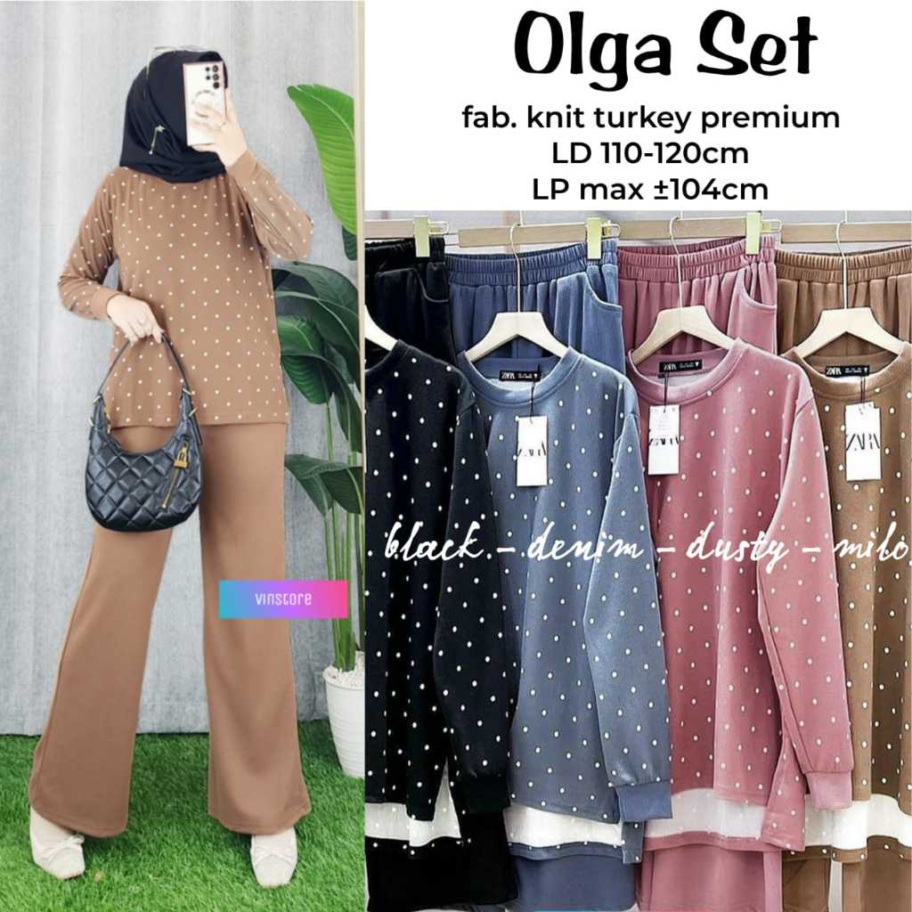 SETELAN WANITA OLGA SET BY VINSTORE