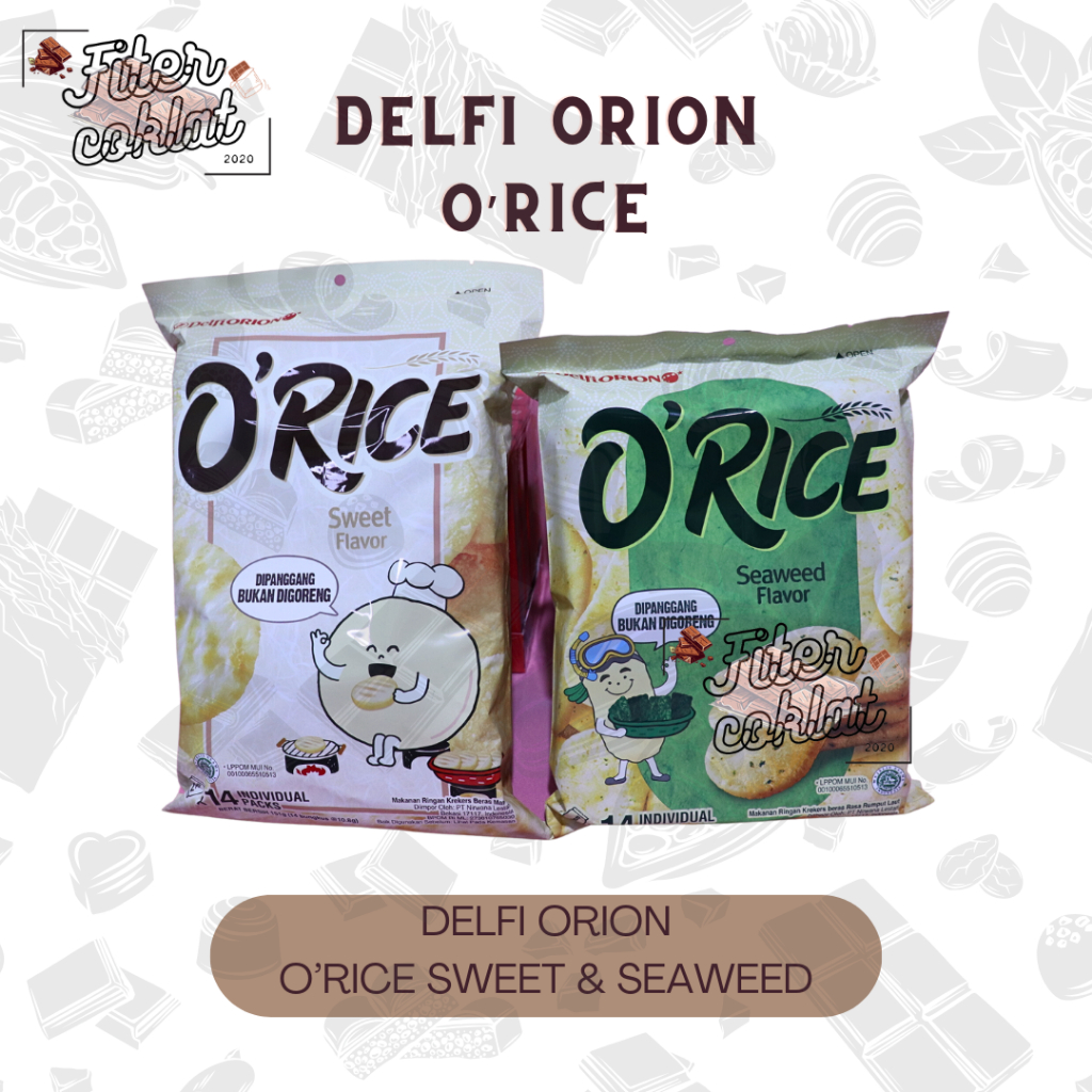 

O'RICE DELFI ORION 1PAK ISI 14 KOREAN RICE CRACKER