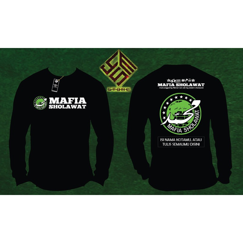 VOLM.9 KAOS MAFIA SHOLAWAT CUSTOM NAMA KOTA | PANJANG PENDEK KAOS SABLON TERBAIK