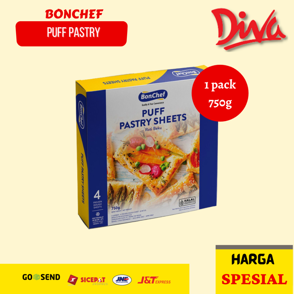 

[750gr] Bonchef Puff Pastry sheet KHUSUS GOSEND