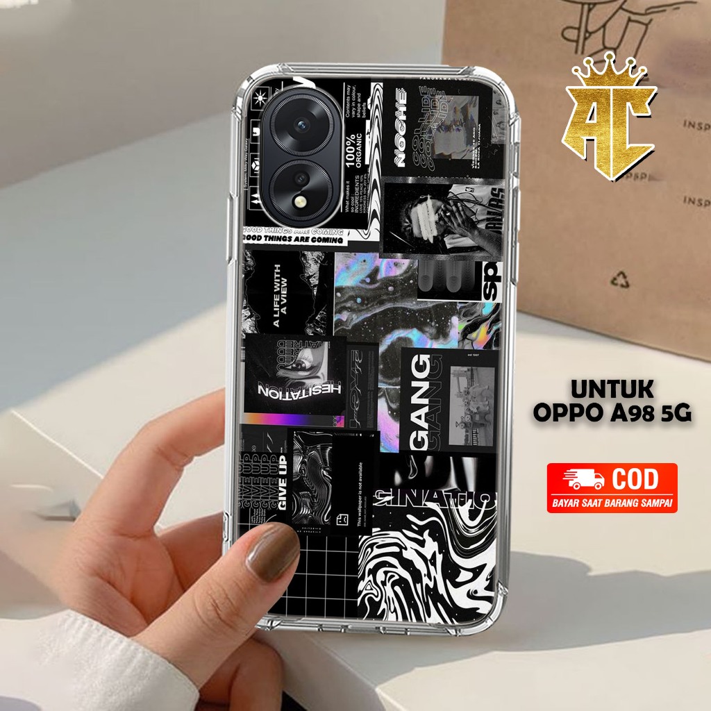 CASE OPPO A98 5G - Casing OPPO A98 5G Terbaru 2023 AERO STORE [ MOTIF 43 ] Silikon OPPO A98 5G - Cas