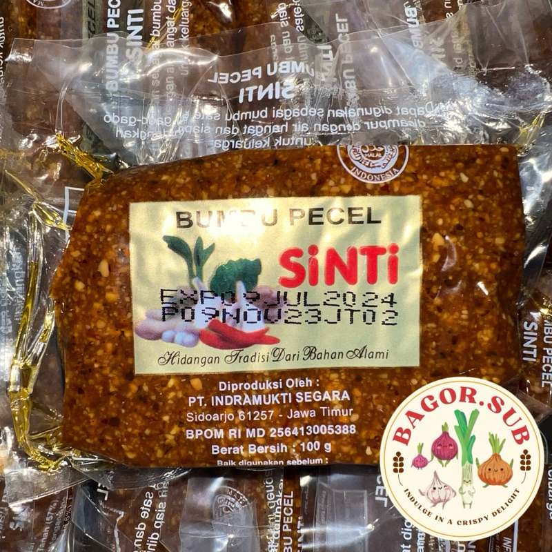 

Bumbu Pecel Sinti 100gr isi 10 bungkus