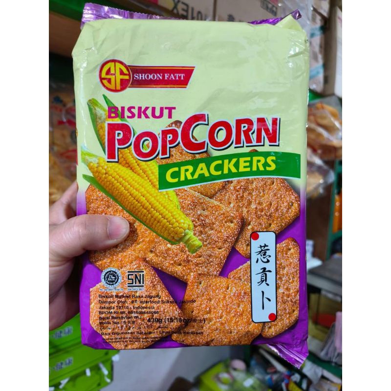 

SHOON FATT BISKUIT POP CORN CRACKERS 430GR