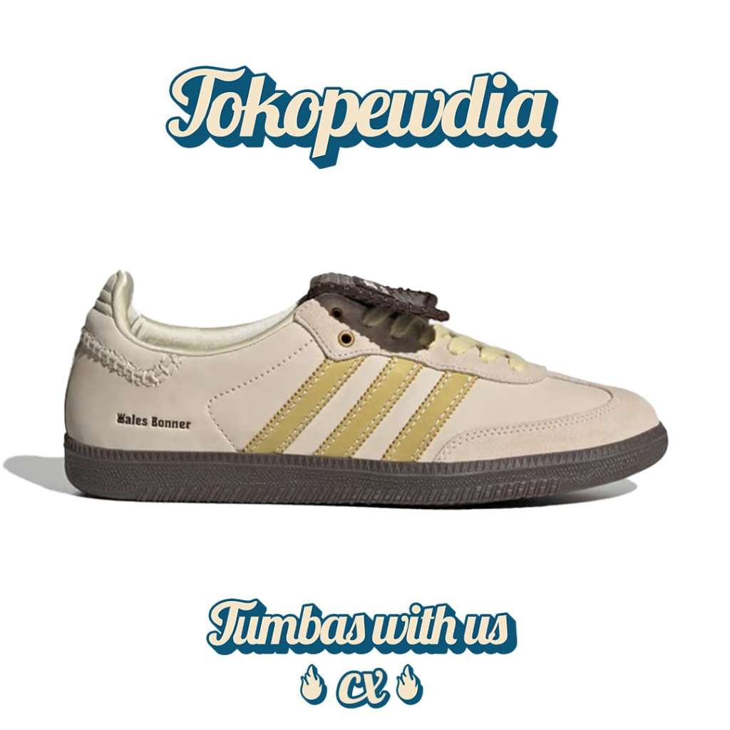 Adidas Samba Wales Bonner Ecrtin Brown Yellow