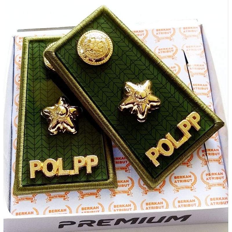 Pangkat Pdh Pol Pp 3D Kain Akrilik