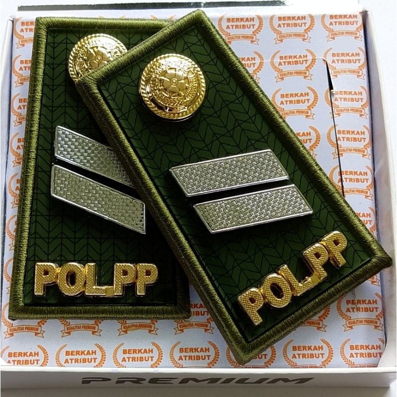 Pangkat Pdh Pol Pp 2B Kain Akrilik