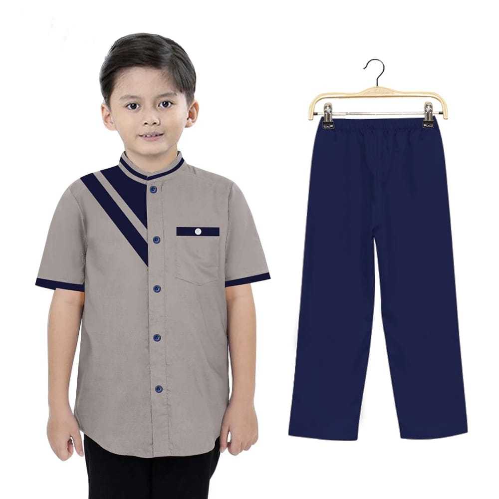 Promo-Setelan Baju Muslim Anak//Pakaian Baju Muslim Anak Laki-laki Umur Usia 1-12 Tahun Harga Grosir