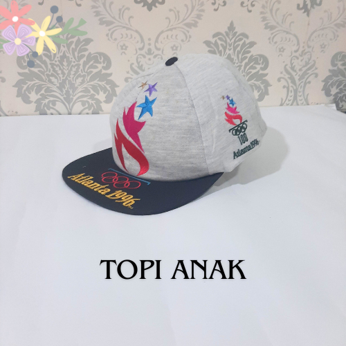 1 PC Topi Snapback Anak Motif Random