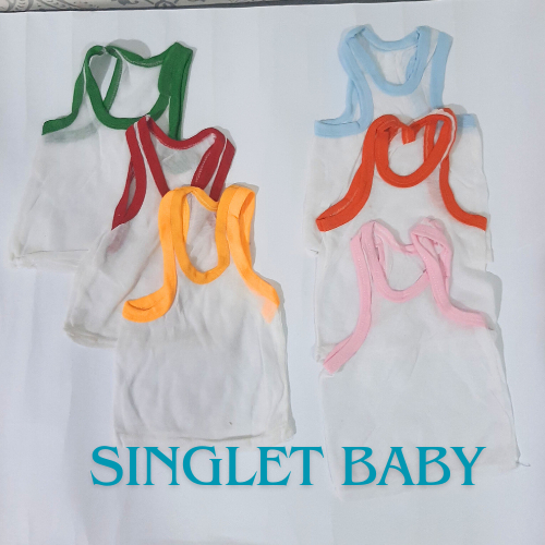 Kaos Dalam Anak Bayi 0-3 Bulan Size S/ Singlet Baby