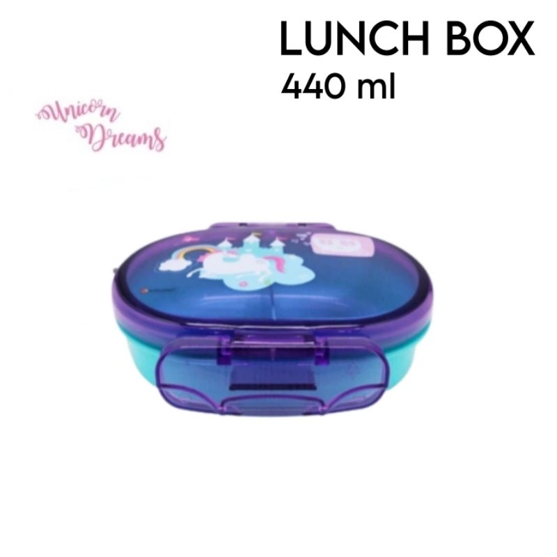 Technoplast Lunch Box Motif Unicorn Dreams 440 ML Murah
