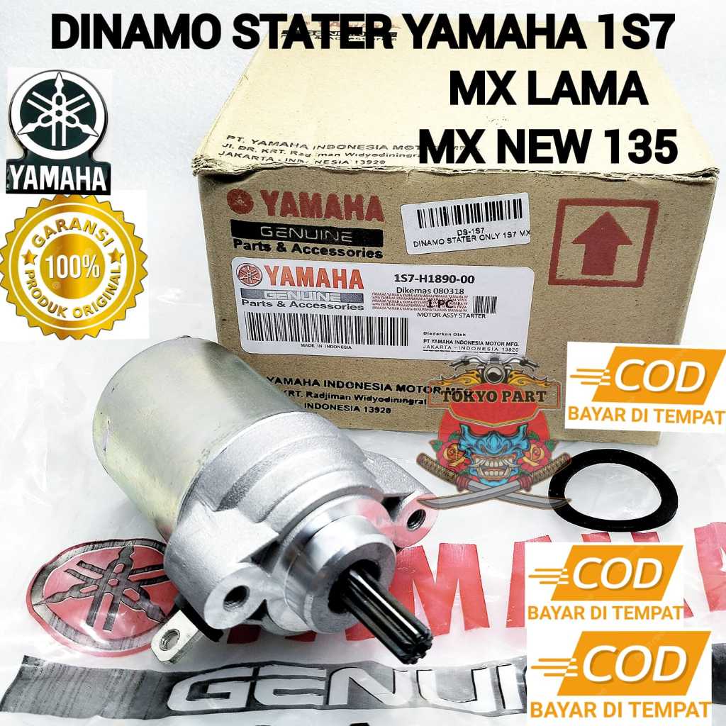 DINAMO STATER ORI YAMAHA 1S7 KUALITAS ASLI ORIGINAL YAMAHA PRESISI PERPUTARAN DINAMO HALUS, TIDAK CE