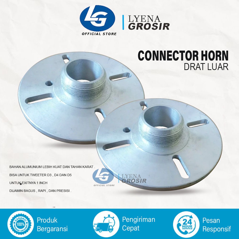 Conektor Horn Corong Tweter Alumunium Diral - Sambungan Horn Tweeter