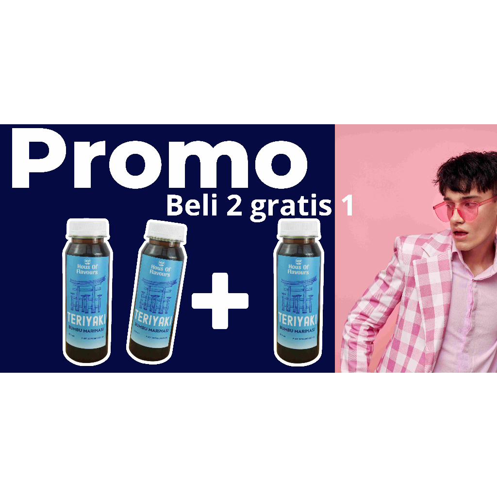 

PROMO BELI 2 GRATIS 1 BUMBU TERIYAKI MARINASI 300ml By Hous Of Flavours