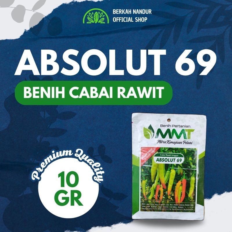 Benih Cabe Rawit Absolut 69 10gr Cabai Rawit Absolut 69 Tahan Virus Bibit Cabe Rawit Absolut Tahan V