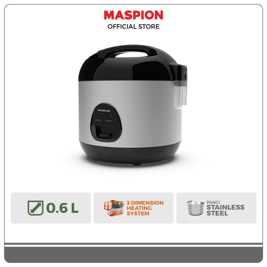 MASPION MAGIC COM RICE COOKER PENANAK NASI MRJ 0623 BSSS