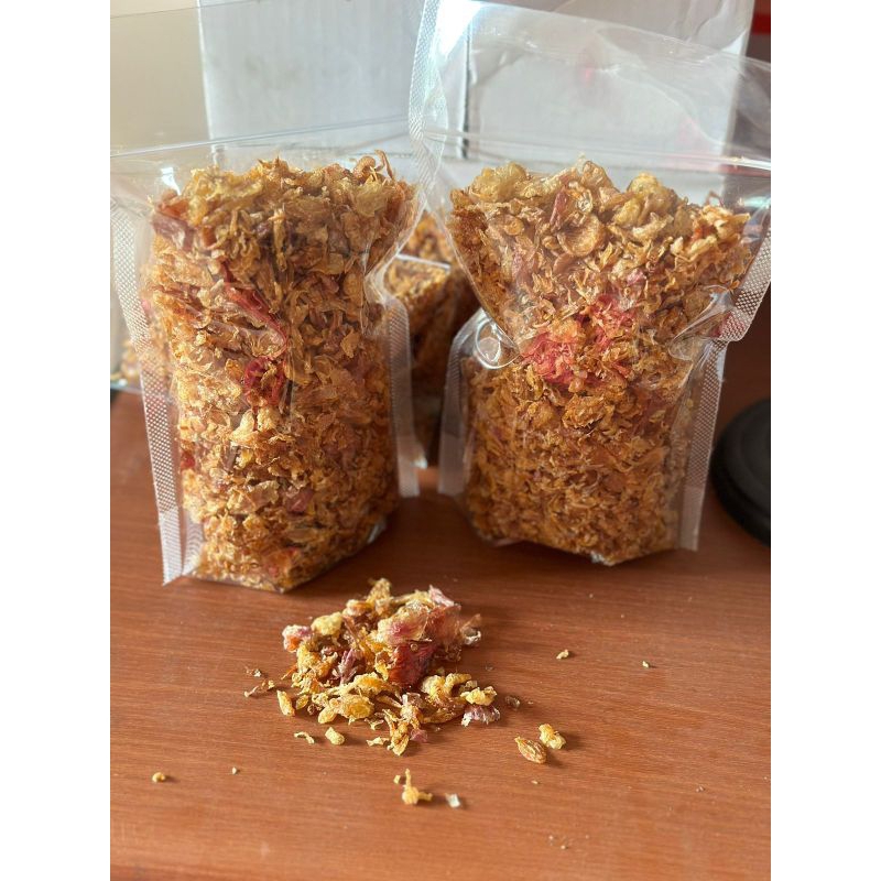 

Bawang Goreng Asli 100 Gram siap saji PREMIUM