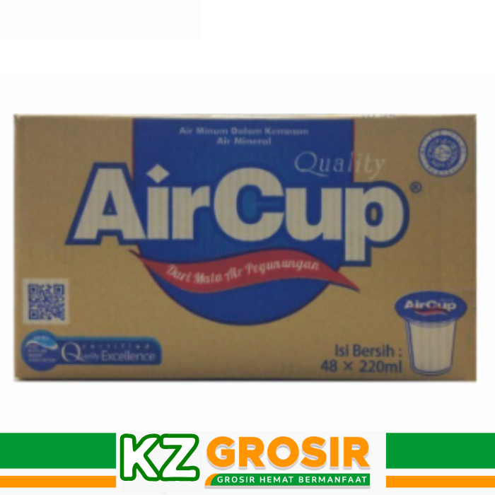 

Air Mineral AIRCUP Gelas 200ml (1 Dus isi 48 cup)