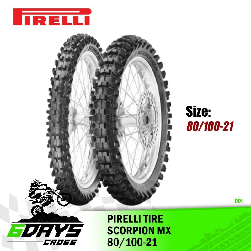 Ban Trill PIRELLI Scorpion MX32 Ban 80/100-21