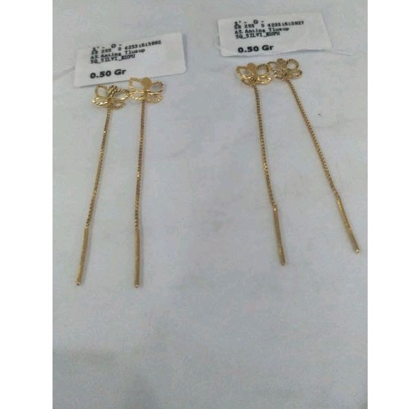 Anting Slundup kupu 0,5gram Semar Nusantara