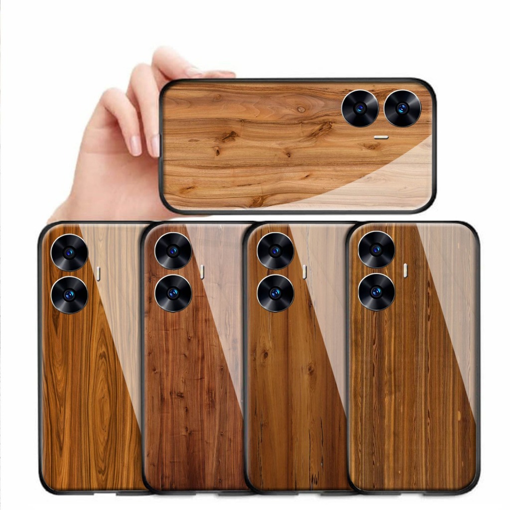 Case Kaca Glossy Realme C55 - Case Hp Realme C55 - Case Keren Realme C55 - Casing Realme C55 - Case 
