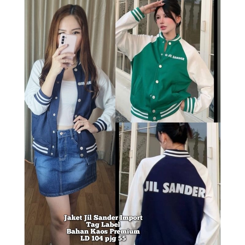 Jacket Wanita J.S [ Tag Label ] Bahan Kaos Import