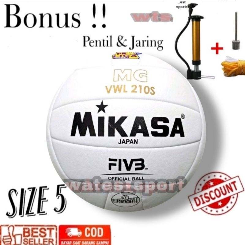 BOLA VOLLY / VOLLEY / VOLI MIKASA MG VWL 210S BERKUALITAS IMPOR 100% REALPICT