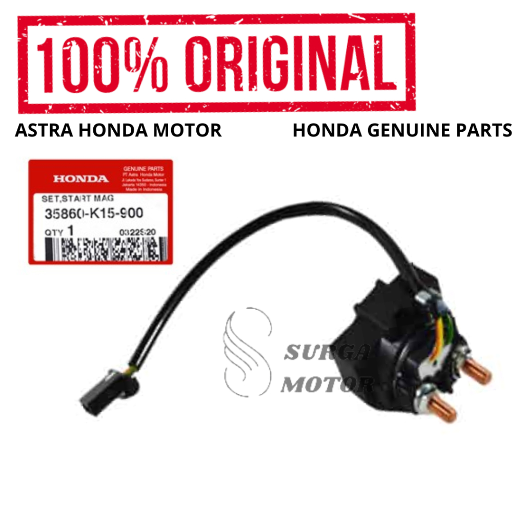 Switch Relay Bendik Set Start Mag Honda CB150R StreetFire Old Original Honda AHM 35860-K15-900 State