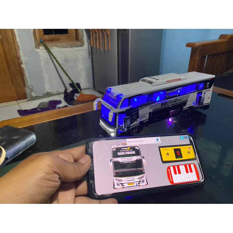 Miniatur bis Tunggal Jaya Kids Panda Jetbus 5 Full BASURI TELOLET