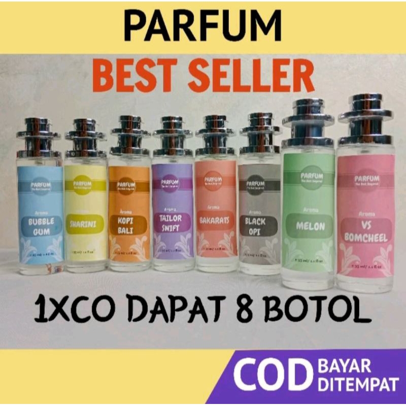 Promopaket Murah ISI 8 BOTOL Parfum Thailand | paket usaha