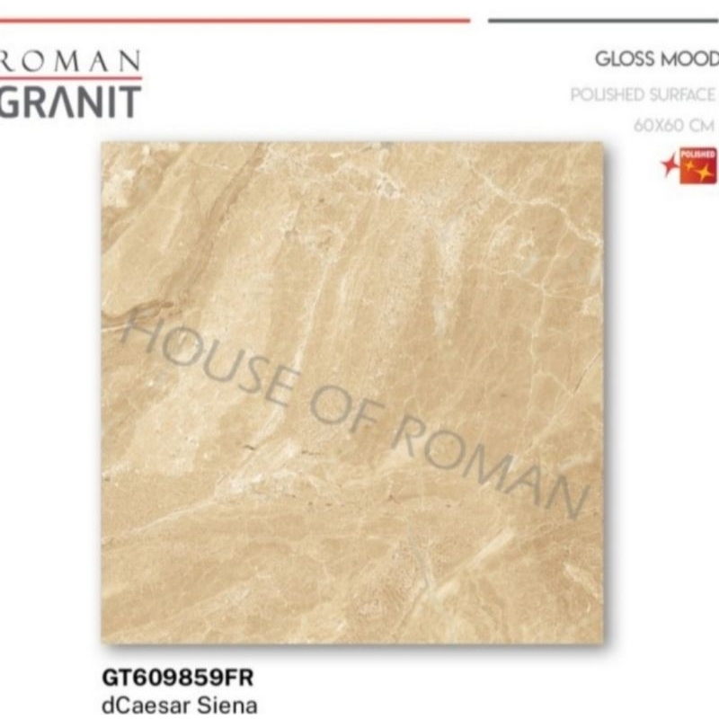 Roman Granit GT609859FR dCaesar Siena 60x60 kw1