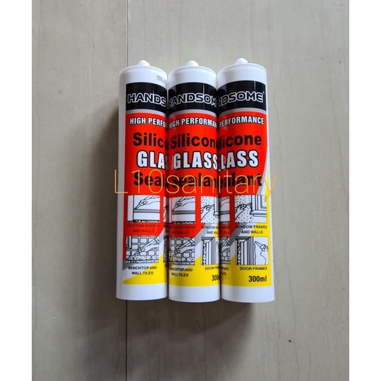 

Best Terlaris Lem Botol Handsome / Lem Kaca Botol / Lem Sealant Botol Clear Black White 300ml