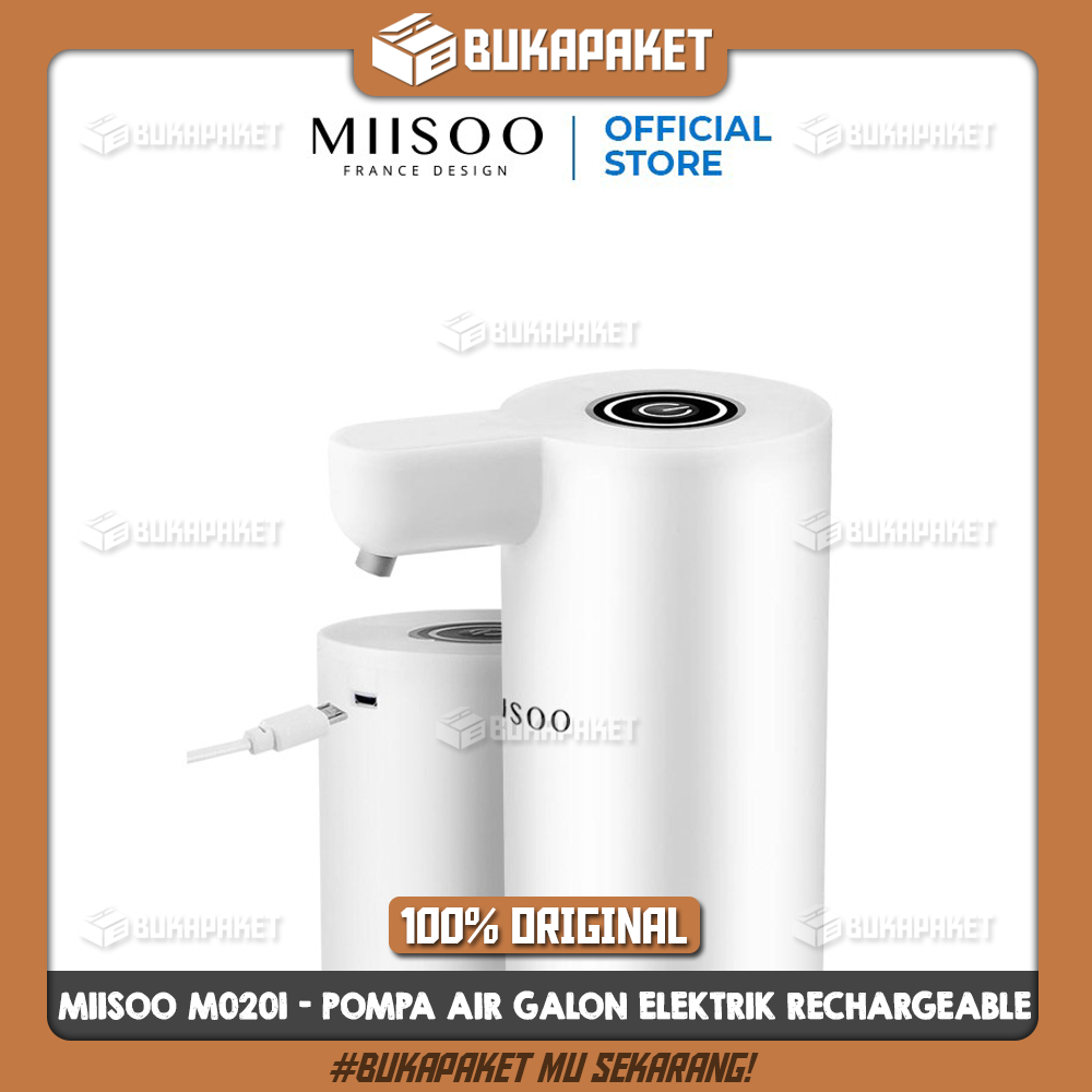 MIISOO M0201 - POMPA AIR GALON ELEKTRIK RECHARGEABLE
