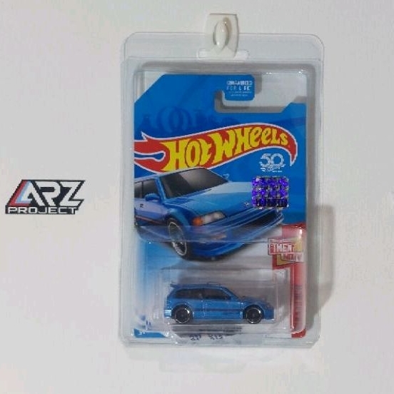 Hotwheels Civic 90 EF Biru Kmart Factory Sealed - Free Protector