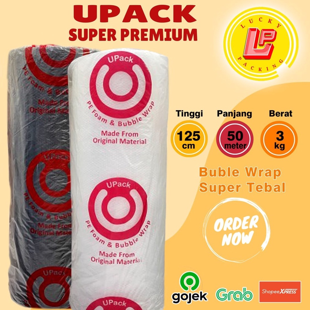 

✨12.12✨ COD BUBBLE WRAP rolll - buble wrap roll upack 125cm x 50m buruan