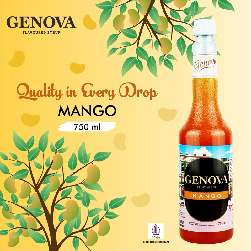 

GENOVA Fruit Blend Puree Mango - 750ml