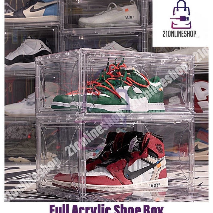 BHSM1656 Free Ongkir Shoe Box Full Acrylic Kotak Sepatu Akrilik Box Sepatu Sneakers Box Yeezy Box Jo