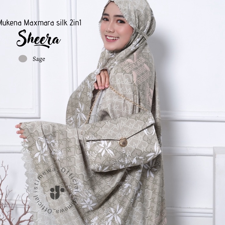 Dikirim secepatnyac1C6o Mukena Maxmara 2in1 Luxury Printing Premium || Mukena silky premium || Muken