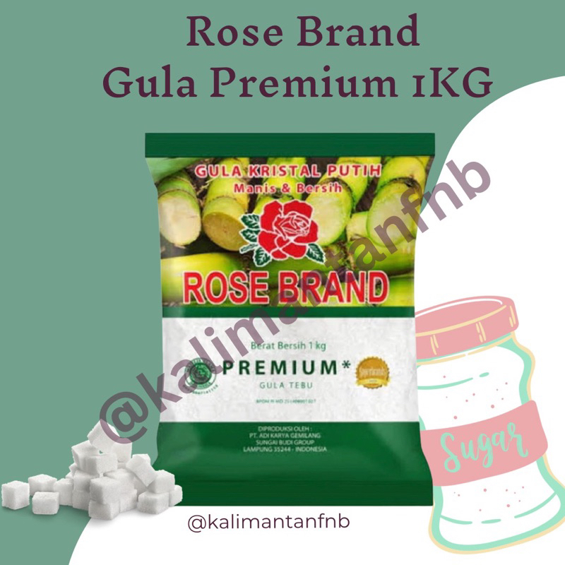 

Gula Pasir Rose Brand Hijau 1Kg