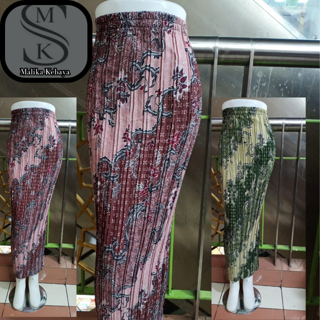 Rok kebaya / Bawahan rok kebaya / Rok Batik / bawahan rok pesta wisuda / batik plisket / Rok Rempel 