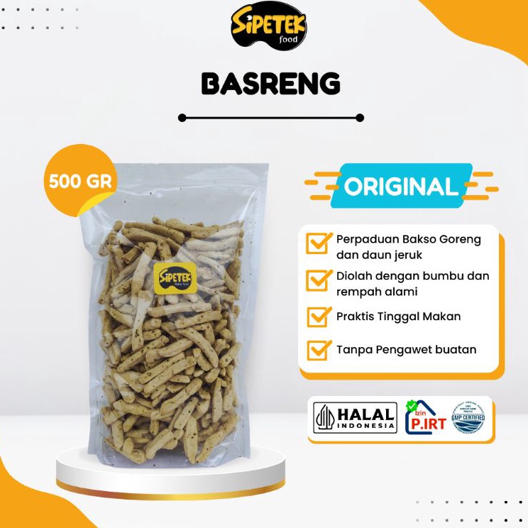 

Seller 500Gr Basreng Viral Sipetek Terlaris