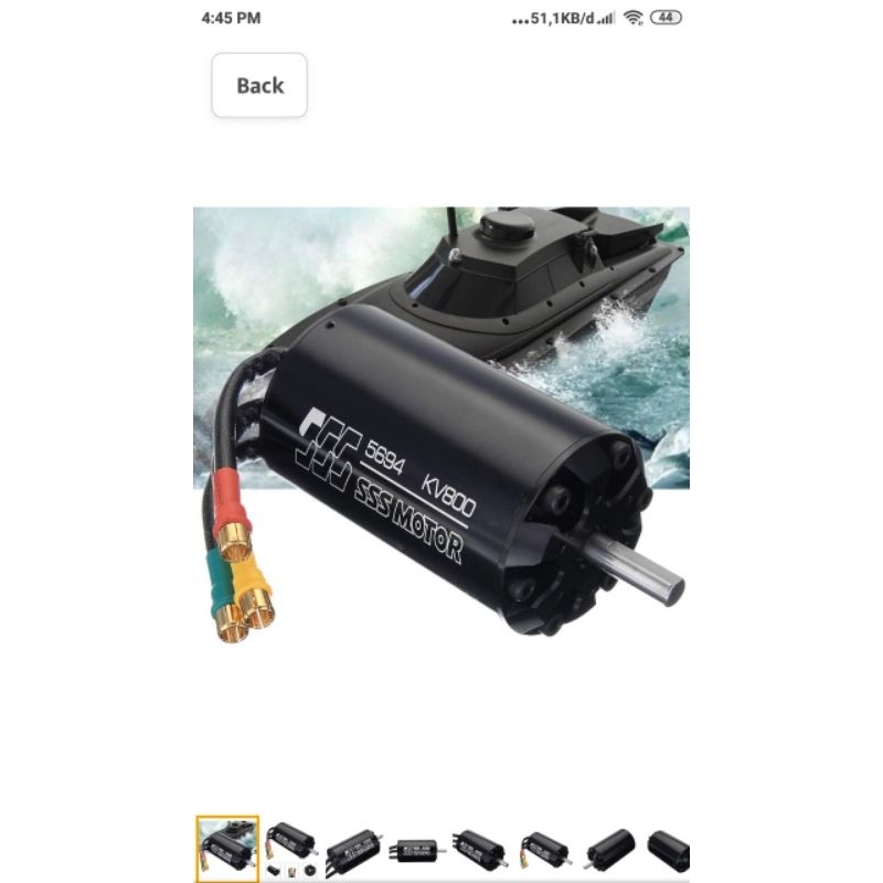 Rc Boat SSS 5694 800kv Brushless Motor TFL