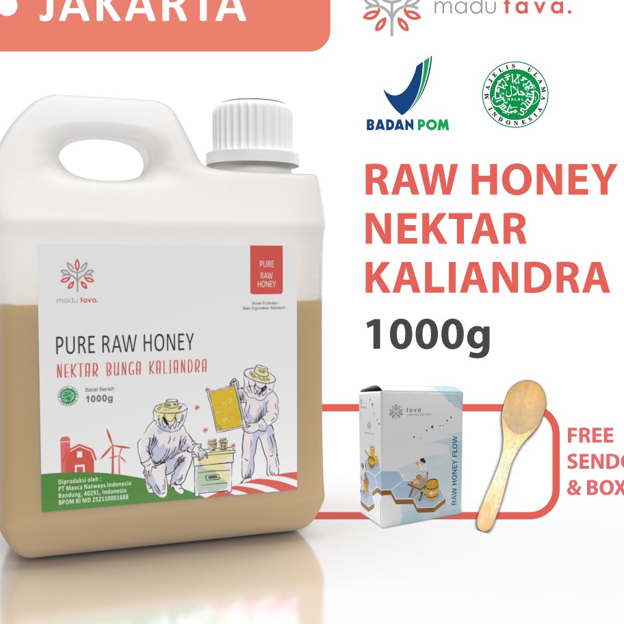 

Readystock Madu Murni Asli Tava Nektar Kaliandra 1kg Grade A 100% Alami Pure Natural Raw Honey Terlaris