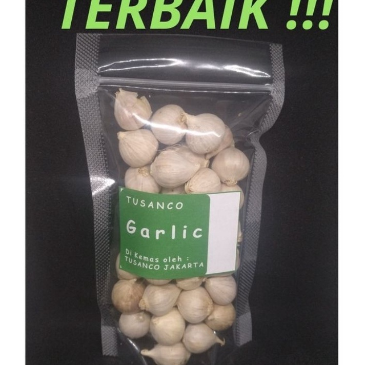 

➮➟✤ ( Sudah dicuci ) Bawang Putih Tunggal 100 gram Tusanco Baru