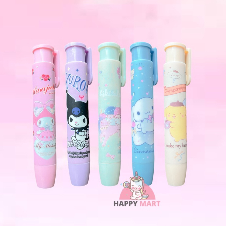 

➦➮✶✺ Penghapus CETEK Sanrio Kuromi / Cinamonroll / melody