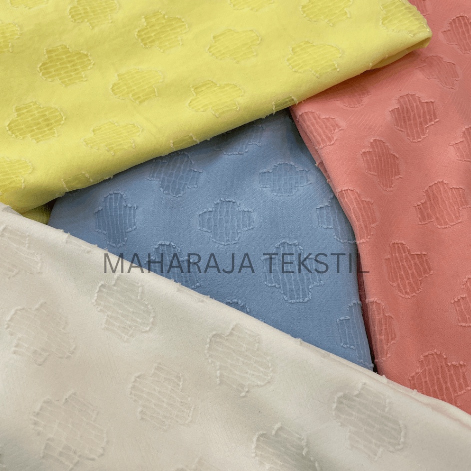 Chiffon Uragiri Motif Premium / Chiffon Rubiah Premium / Kain Sifon Rubiah Timbul / Chiffon Rubiah U