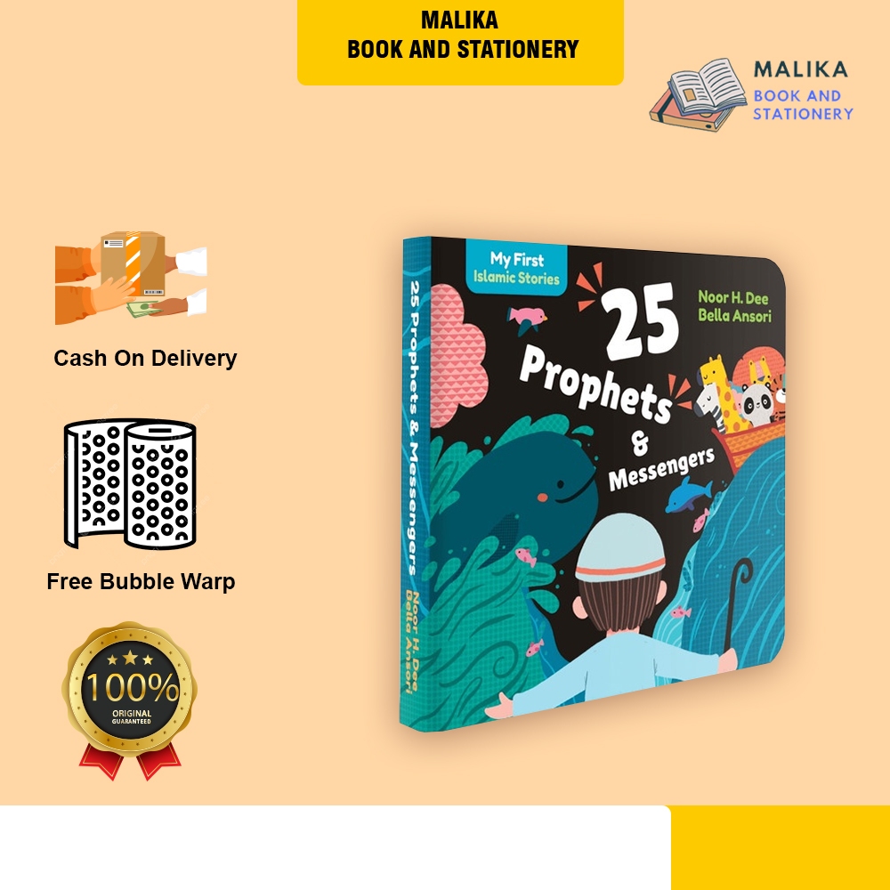 Buku Dongeng Cerita Anak Islam Pertamaku 25 Nabi Dan Rasul Bahasa Inggris Boardbook Anak Tk Paud